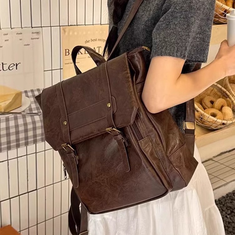 Women Casual Backpack PU Leath - Leather Backpack Vintage 评论和价格
