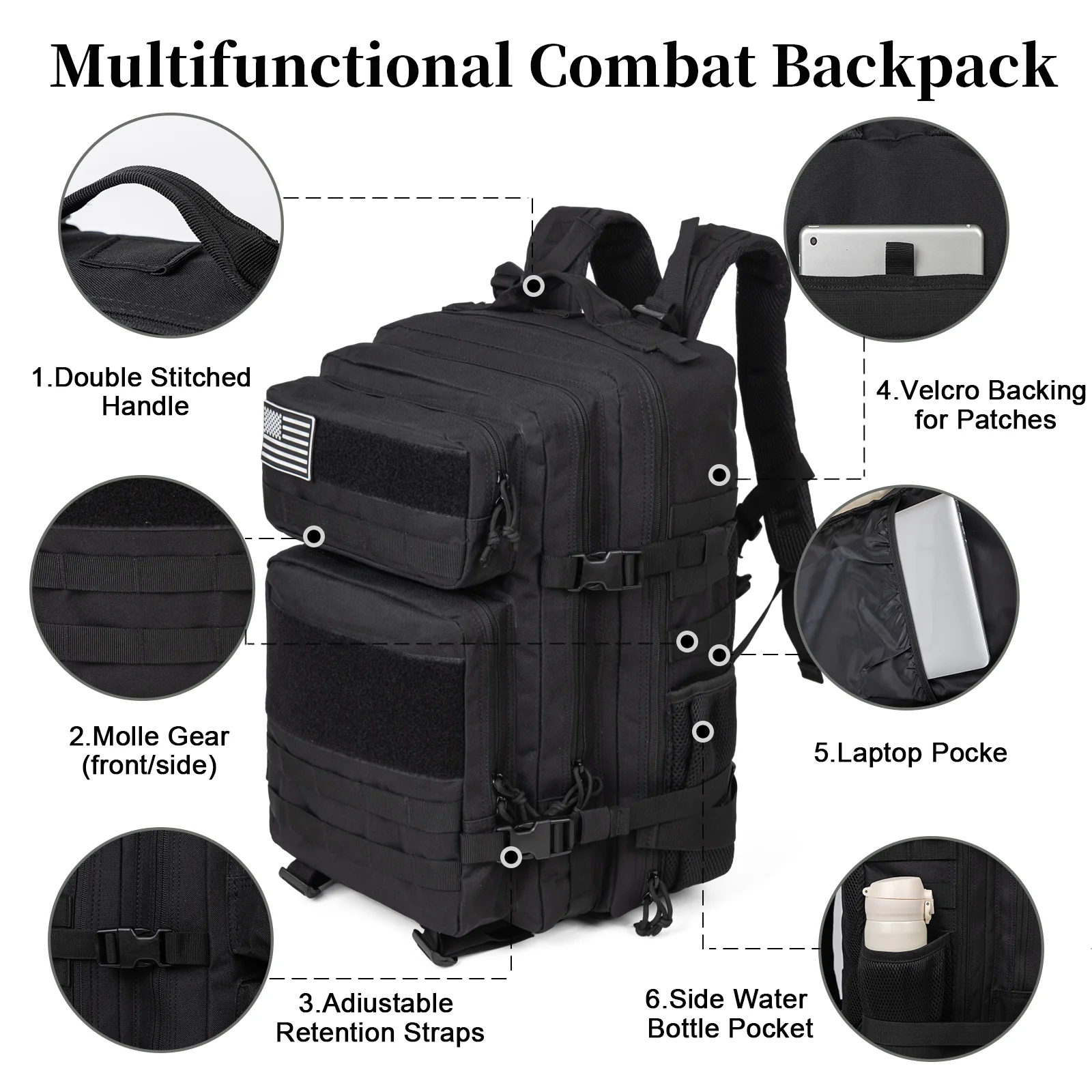 60L Army Military Tactical Bac - Rucksack Military Style 评论和价格