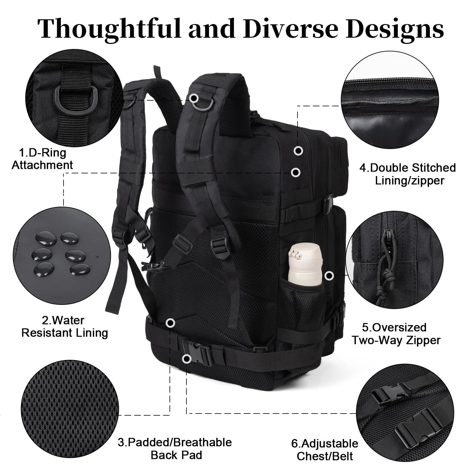 60L Army Military Tactical Bac - Rucksack Military Style 评论和价格