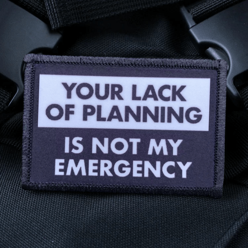 Not My Emergency Funny Patch G - Rucksack Military Style 评论和价格