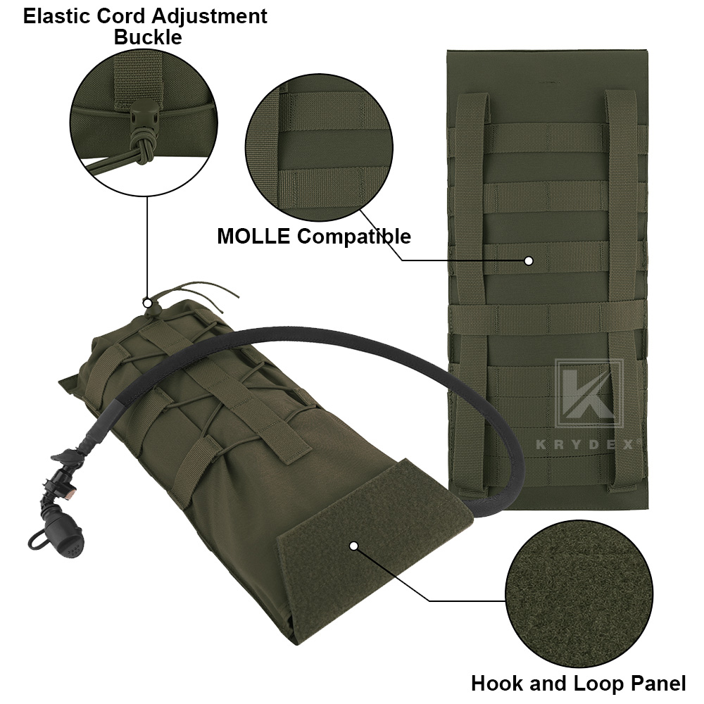 KRYDEX Tactical 3L Hydration M - Hydration Pack Outdoor 评论和价格